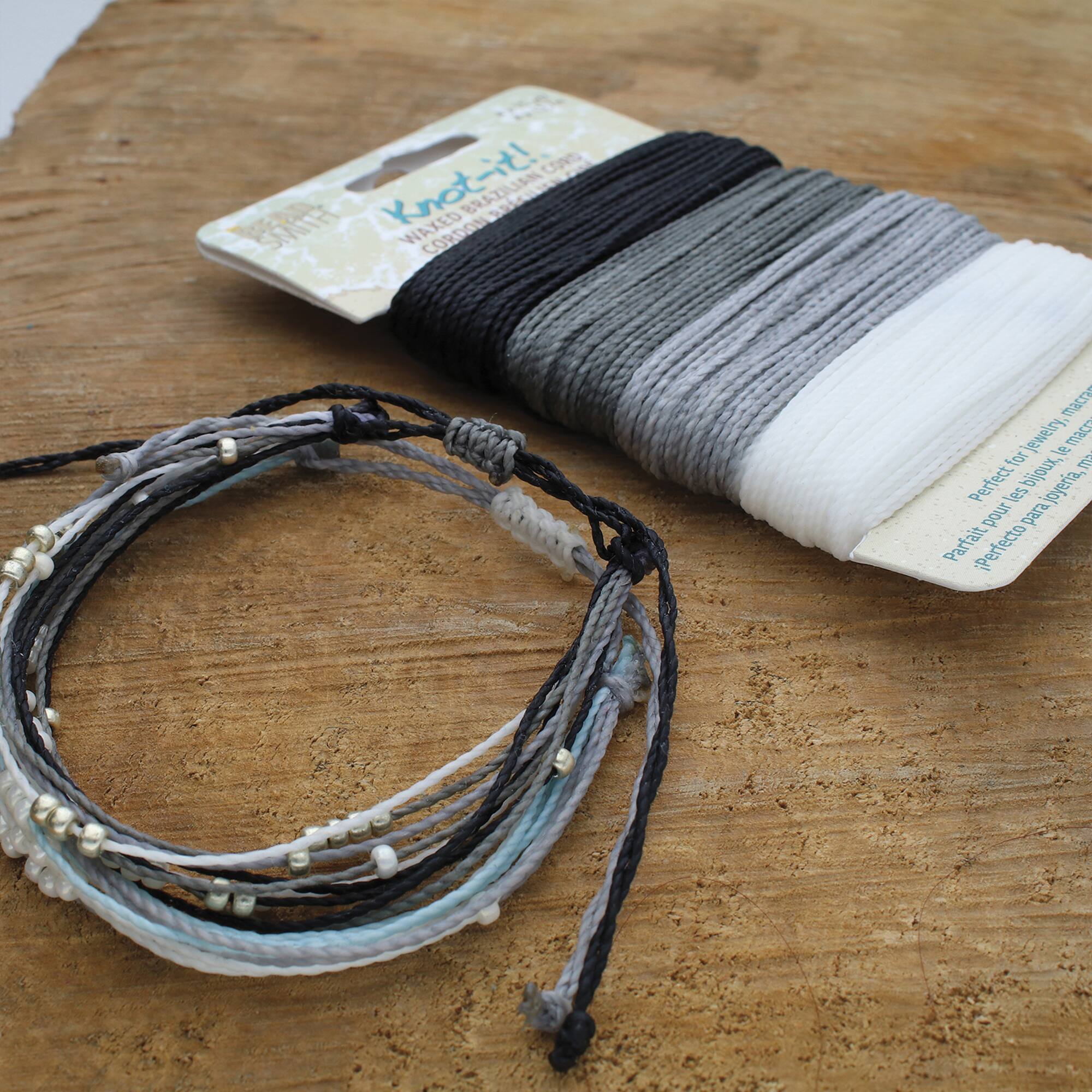 Beadsmith® Knot-it!™ Day & Night Waxed Brazilian Cord